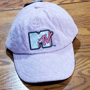 MTV Quilted Baseball Cap NWT